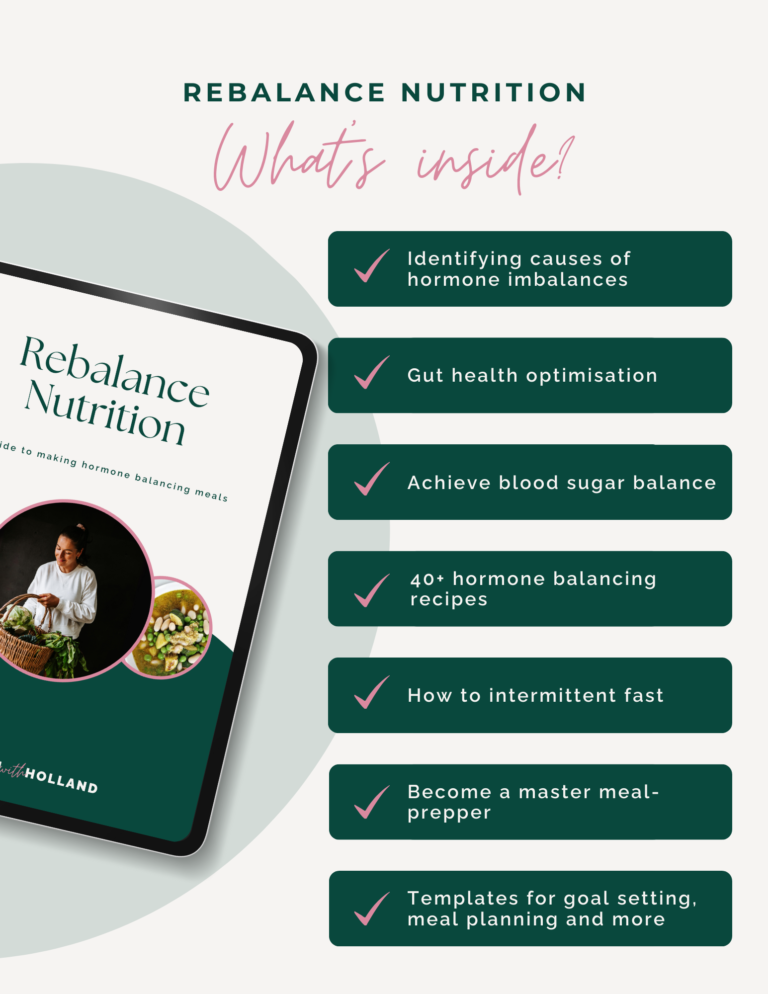 3. Rebalance Nutrition What's Inside